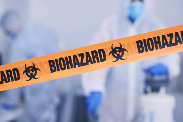 Professional Biohazard Cleanup technician working in Dupont, PA